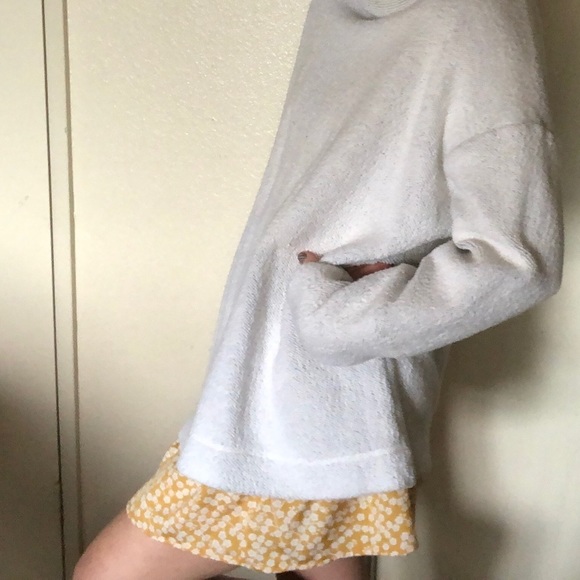 Oh Polly Australia yellow ruffled high waist mini skirt y2k - Picture 7 of 8